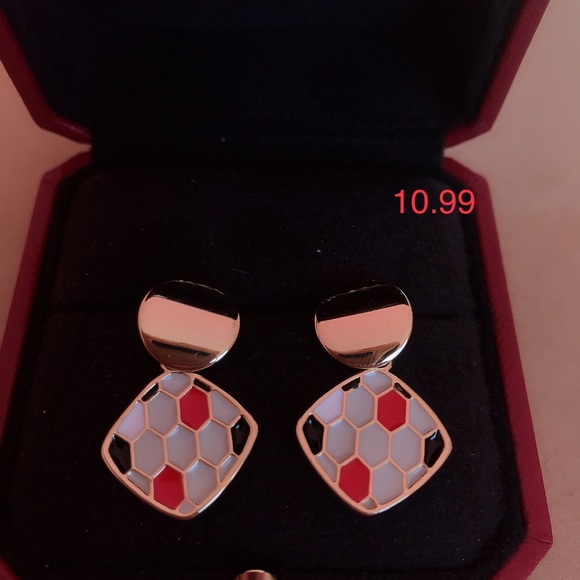 925 sliver earrings Korean style - Picture 4 of 9